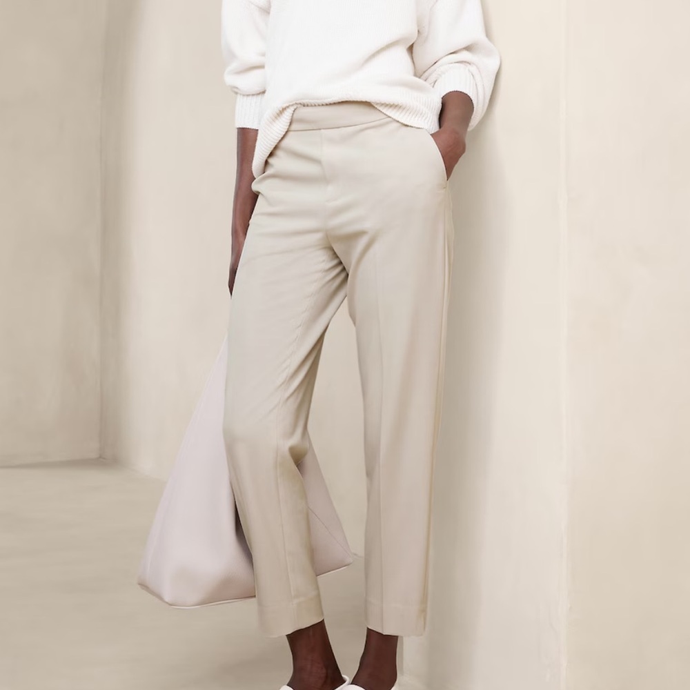 Banana Republic Hayden Taper Pant - Light Heather Gray